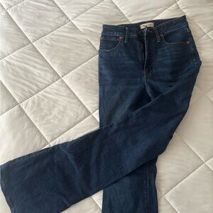 Madewell Dark Blue Flare Jeans